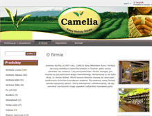 Tablet Screenshot of camelia-herbaciarnia.pl